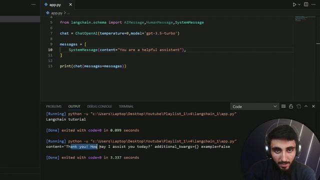 How to build a ChatGPT/OpenAI chatbot using LangChain in Python - Build a chatbot using LangChain смотреть онлайн
