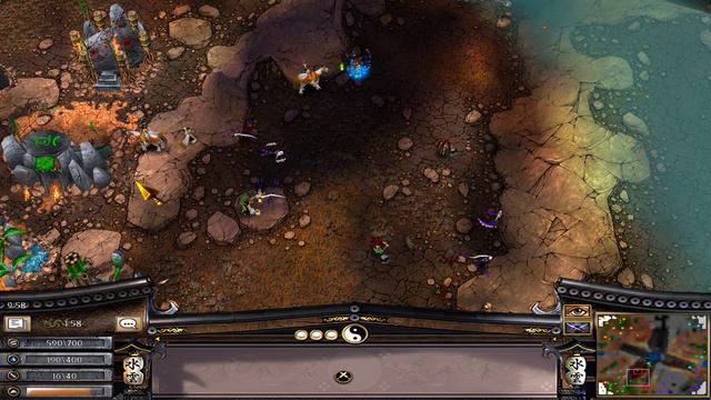 Battle Realms: Zen Edition | 2v2 Dragon & Wolf vs Serpent & Lotus | 1.58 смотреть онлайн