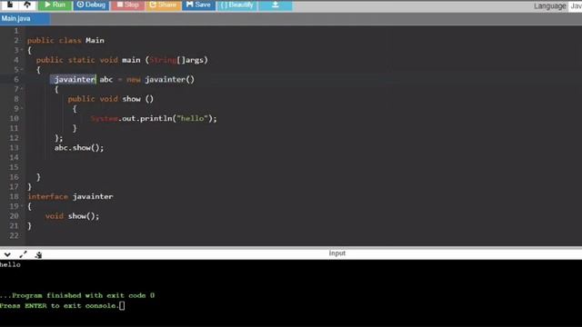 Interface in java with example part 2 смотреть онлайн