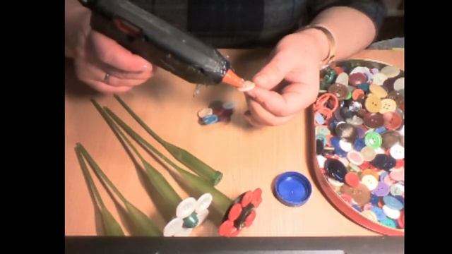 Мастер-класс "Букет из пуговиц" смотреть онлайн