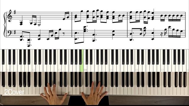 Eminem - Mockingbird piano cover tutorial смотреть онлайн
