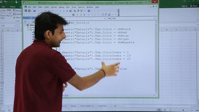 Excel VBA - Change Sheet Tab Color смотреть онлайн