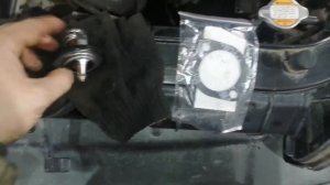 Замена термостата и датчика заднего хода на Tucson 2007