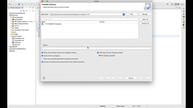 How to handle “The solutions are not compatible with this version of Eclipse” in TestNG смотреть онлайн