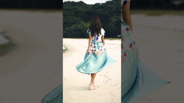 Chinese Collar Fit & Flare Maxi Dress (Optimism) смотреть онлайн