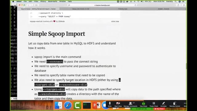 Apache Sqoop – Getting Started and Import смотреть онлайн