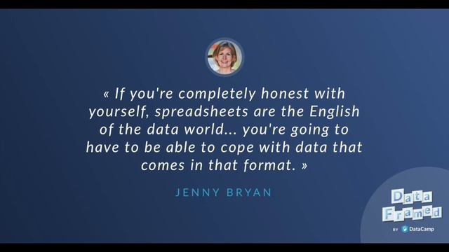 #26 Spreadsheets in Data Science (with Jenny Bryan) смотреть онлайн
