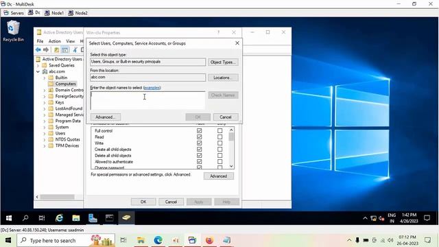 The cluster identity 'Name$' may lack permissions required to update the object.| Error 1222 смотреть онлайн
