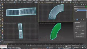 модификатор изгиба bend 3d max