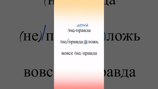 НЕ с существительными смотреть онлайн