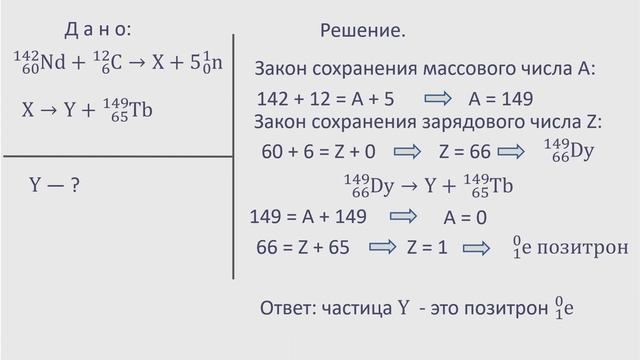 Тема 29. Решение задач по теме «Ядерные реакции. Радиоактивность. Закон радиоактивного распада» смотреть онлайн