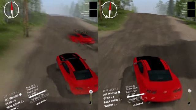 Spintires Multiplayer - Splitscreen With Mods [Gameplay]