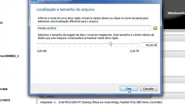 1 - Windows Server 2012 - Criar Máquina Virtual para Instalação смотреть онлайн