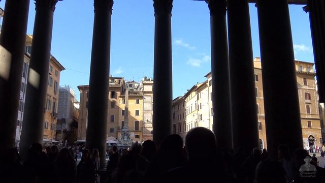 Rome: Inside Pantheon and Church of St Ignatius of Loyola - Italy 4K смотреть онлайн