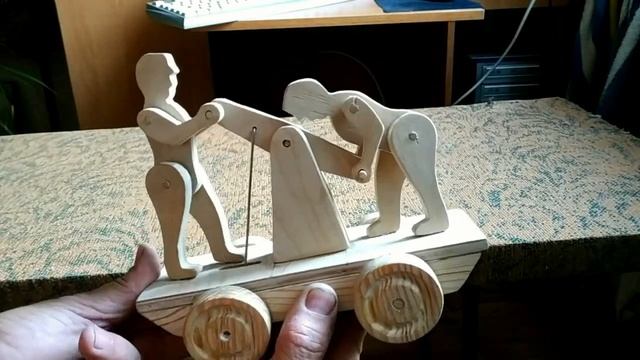 Забавные механические игрушки из дерева . SMart1961. смотреть онлайн