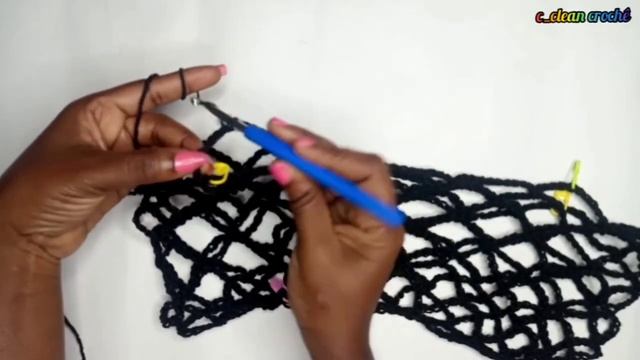 [Tutorial] Crochet A Simple Mesh Top | Crochet Crop Top _ C_clean Crochê