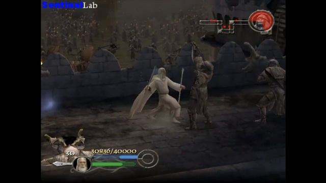 Прохождение LOTR:Return of the king.Часть 6-Осада Минас Тирита. смотреть онлайн