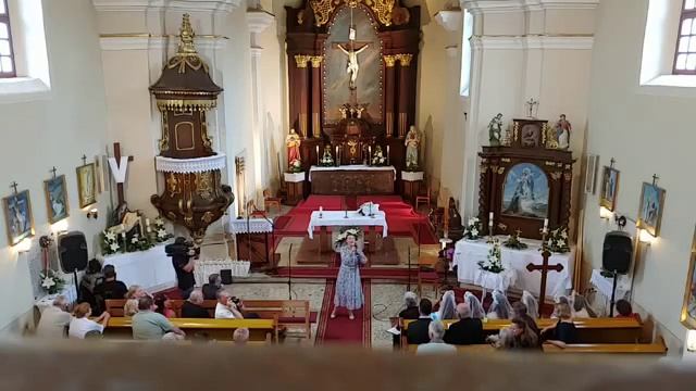 Выступление в храме. Венгрия. Magyarország. Orosz és magyar dal. смотреть онлайн