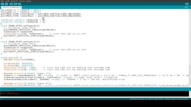 ESP32 #56: ESP32 Timer & Multiple Timer & Changing Timer смотреть онлайн