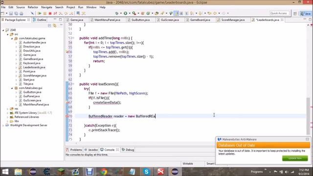 Java 2048 Gui Tutorial #6 Leaderboards смотреть онлайн