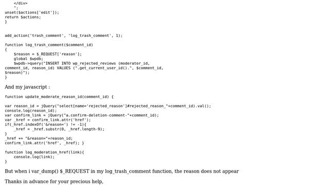 Wordpress: wordpress admin ajax trash_comment смотреть онлайн