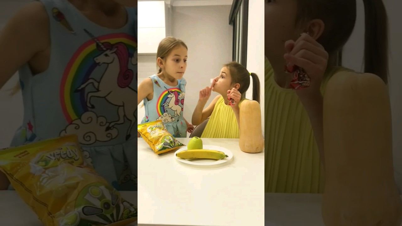 Короче говоря Алинка ест много сладосткй #shorts смотреть онлайн