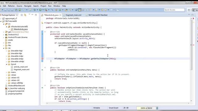 Android NFC Tutorial [01] - Getting Started - How to create an NFC enabled application смотреть онлайн