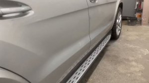 Восстановление алюминиевого порога до состояния нового Mercedes GLS