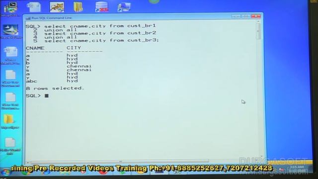 Oracle || Oracle Set Operators Part-2 by dinesh смотреть онлайн