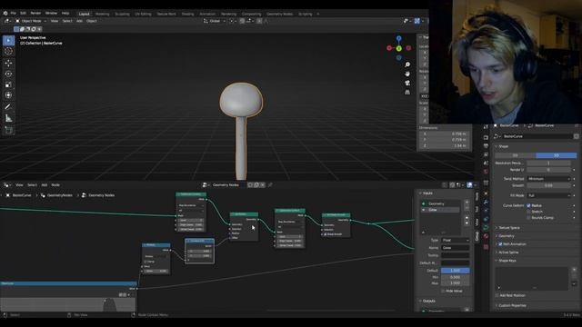 Mushroom GROWTH with Geometry Nodes (Blender 3.4 tutorial) смотреть онлайн
