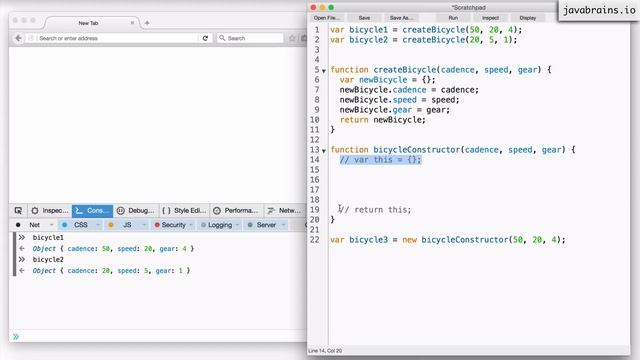 Objects and Prototypes In-depth 05 - Difference between regular functions and constructors смотреть онлайн
