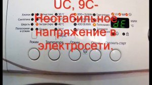 Коды ошибок стиральных машин Samsung с дисплеем