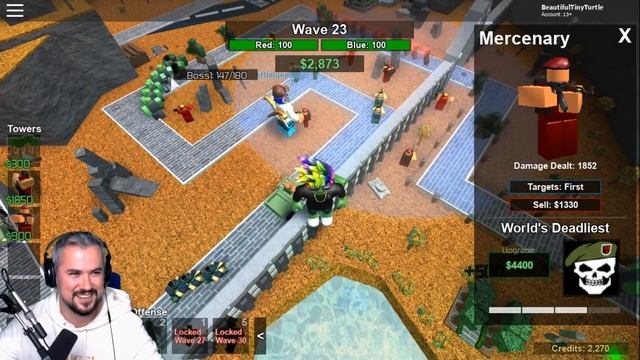 ROBLOX TOWER BATTLE - RED / COMMANDO ONLY CHALLENGE смотреть онлайн