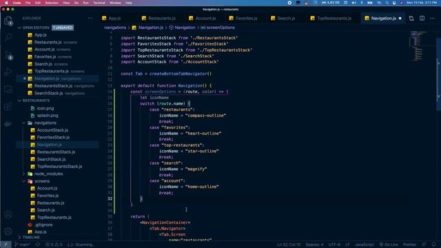 Tutorial 64 - React / React-Native - 32 - Adicionando íconos a los Tab смотреть онлайн