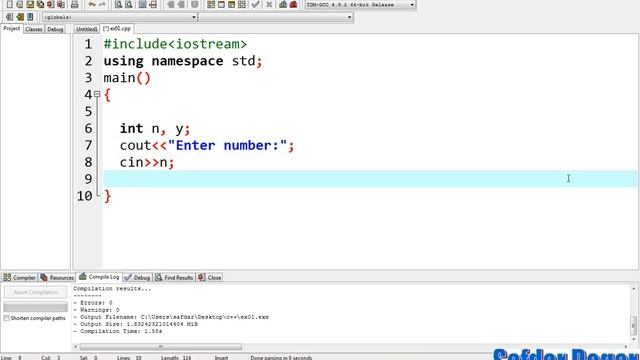 Conditional Operator In C++ | Number is EVEN or ODD using Conditional Operator | C++ Tutorial смотреть онлайн