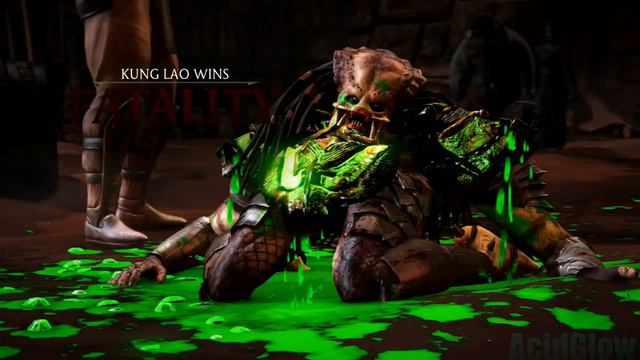 All Fatalities On Predator Umasked Mortal Kombat XL All DLC Finishing Moves MKX MKXL