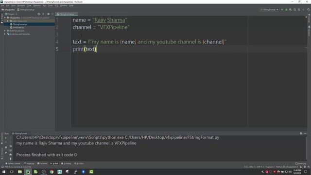 How to use F-Strings in python смотреть онлайн