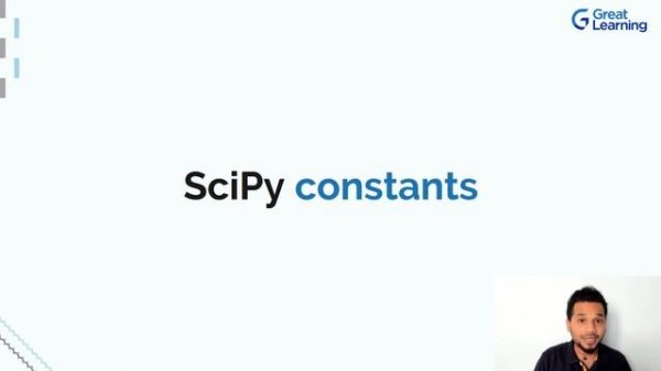 Scipy in Python | Scientific Python Tutorial | SciPy Python Tutorial for Beginners | Great Learning