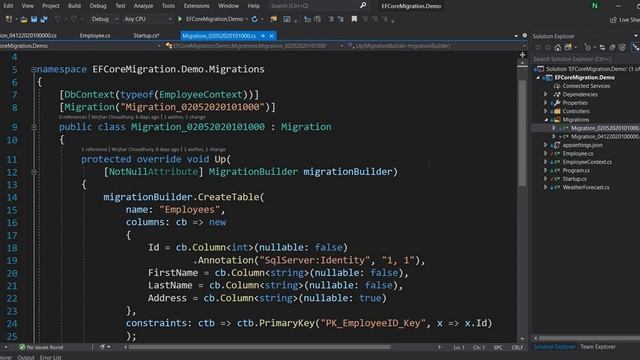 Rollback of Migrations in Entity Framework Core (Managed through code) смотреть онлайн