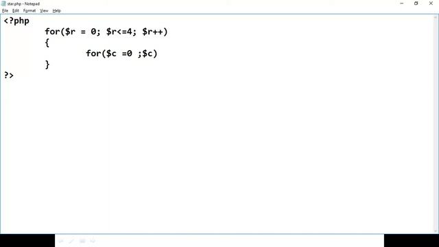 PHP Star Pattern print смотреть онлайн
