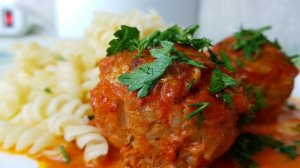 Тефтели в сметанно-томатном соусе, цыганка готовит. Gipsy cuisine.