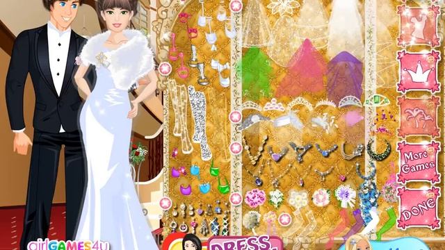 Flash game Princess wedding - Свадьба принцессы смотреть онлайн