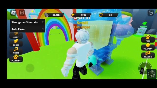 SCRIPT STRONGMAN SIMULATOR ROBLOX WORKING ON MOBILE AND PC смотреть онлайн
