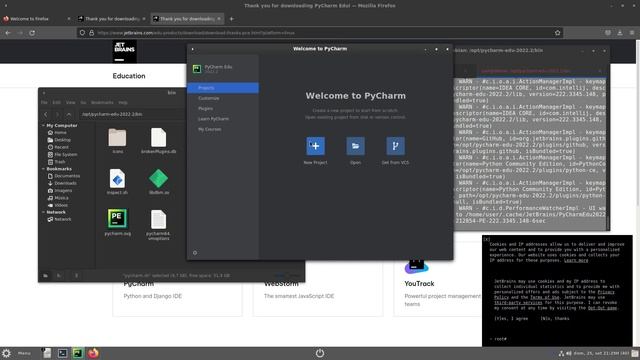 Como Instalar o editor de códigos (Python) Pycharm смотреть онлайн