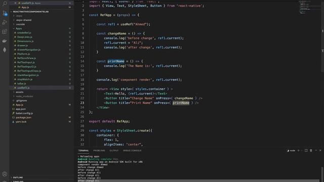 References in React (useRef & createRef) смотреть онлайн