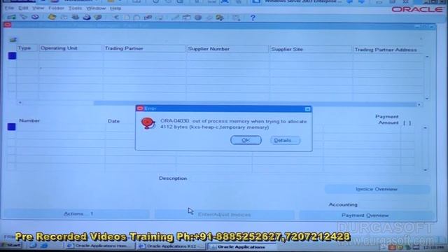 Oracle Finacial||online training||payments and payables Part-6 by SaiRam смотреть онлайн