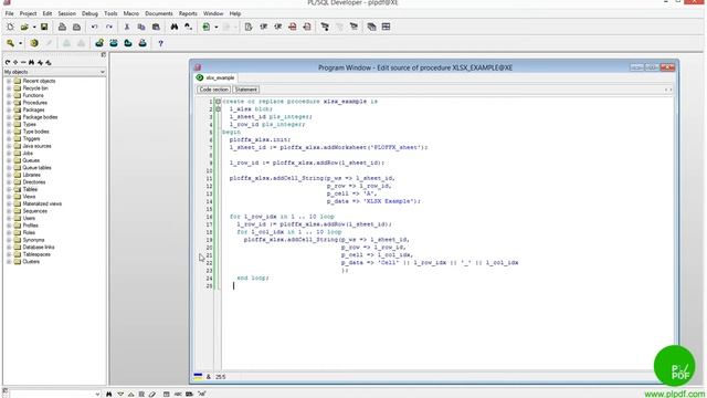 How to create XLSX reports with PL/OFFX смотреть онлайн