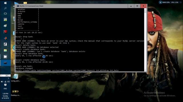 Bank Application on java Platform using mysql database ||Basic|| смотреть онлайн