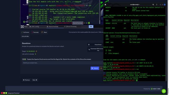 Hackthebox Academy Metasploit Payload Walkthrough смотреть онлайн