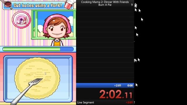 Cooking Mama 2:Dinner With Friends Burn the pie speedrun смотреть онлайн
